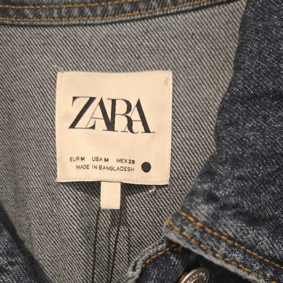 Zara Doro Midi Denim Dress - Size M - Picture 2 of 5